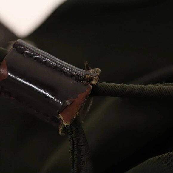 PRADA Backpack Nylon Green Silver Auth 136692 - Picture 10 of 16